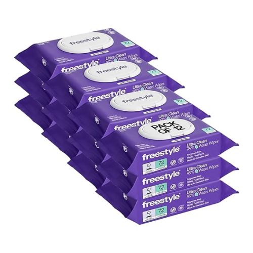 Freestyle Soft Jumbo Baby Wipes, Hypoallergenic and Unscented, Water-Based Wet Wipes for Babies, Finely Suited for Sensitive Skin, Thick & Oversized, Pack of 12, 72 Wipes Per Pack