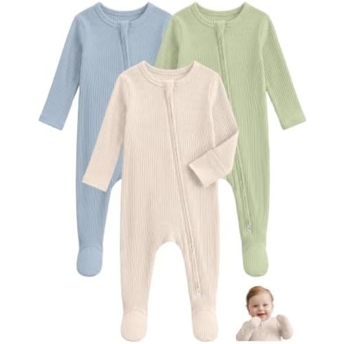 Unnivoll Viscose Bamboo Baby Pajamas Baby Sleepers Baby Boys Girls Clothes