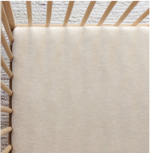 Flax Crib Sheet