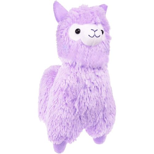 Cuddly Soft Purple Alpaca Llama Lamb Toy - 7" Stuffed Animal Cushion Plush Doll Valentine Gift for Girlfriend, Children and Friends