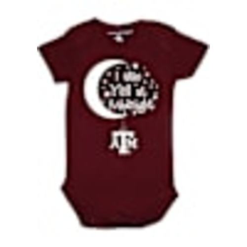 Texas A&M Texas A&M Aggies MAROON Baby Maroon Yell At Midnight One Piece - 35010031