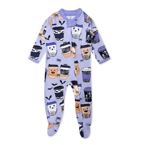 HonestBaby Baby Celebration Sleep & Play Footed One-Piece Pajama Sleeper 100% Organic Cotton