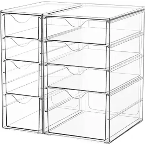 Vtopmart Acrylic Organizer with 8 Drawers