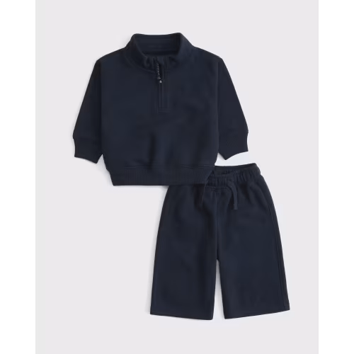 baby essential icon quarter-zip set