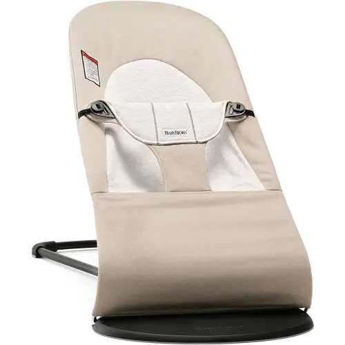 BABYBJÖRN Bouncer Balance Soft, Cotton/Jersey, Beige/Gray