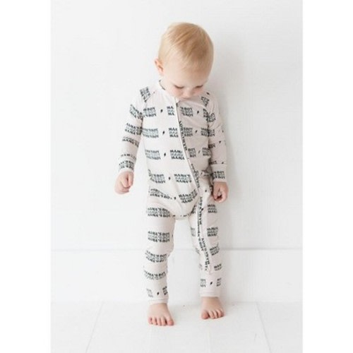 Convertible Romper with Zipper | Mama's Boy | Charlie Lou Baby | 3-6M