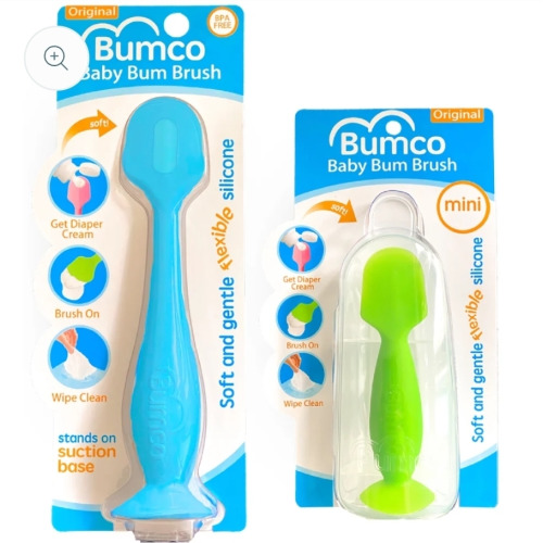 Bumco 2-Pack Full-Size & Mini Baby Bum Brush Bundle