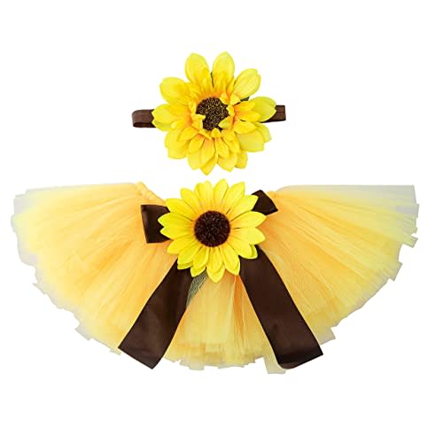 Baby Photography Props Tutu Skirt Headdress Newborn Girl Photo Shoot Outfits Infant Princess Costume Prop
