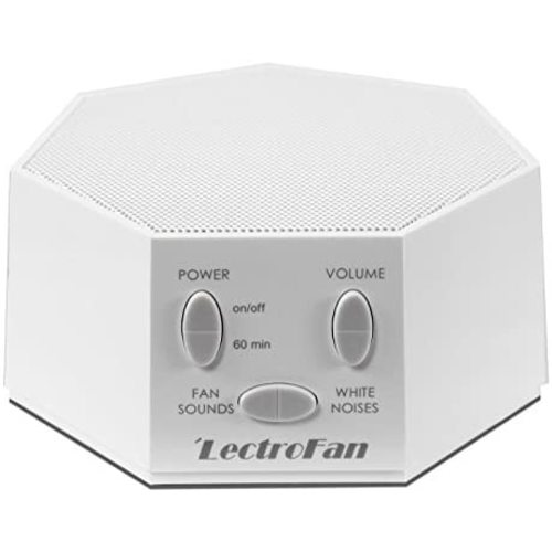 LectroFan White Noise Sound Machine, White