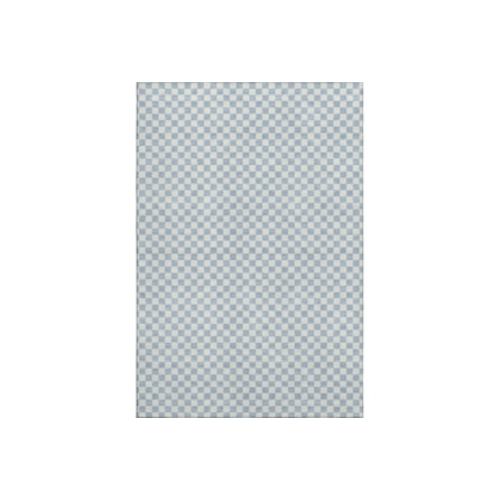 5'X7'6" Rug-Wilde Blue Pixel Checker