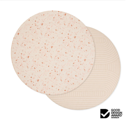 Round Foam Play Mat - Blush Terrazzo/Arch