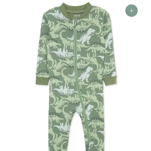 Dino Zip Front One-Piece