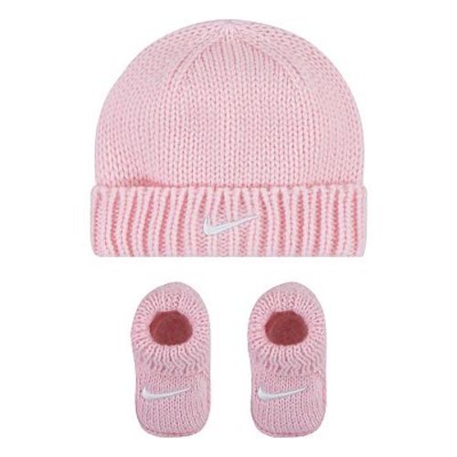 Newborn Baby Nike Knit Hat and Booties 2-Piece Set