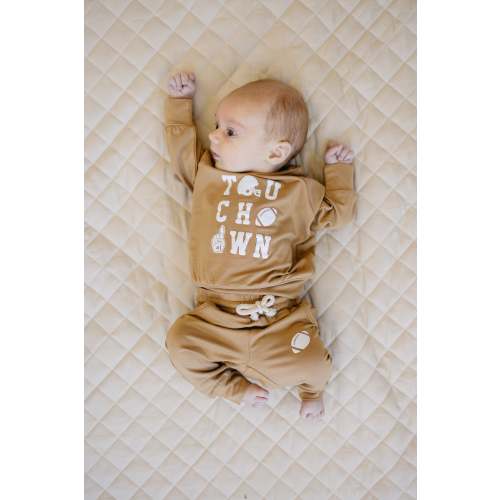 Touchdown Football Bamboo Crewneck & Jogger Set