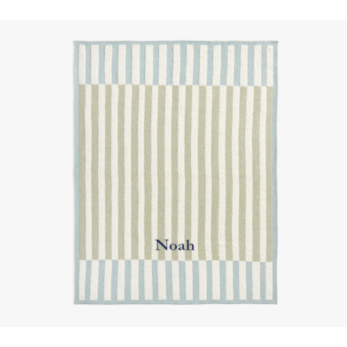 Cozy Striped Baby Blanket