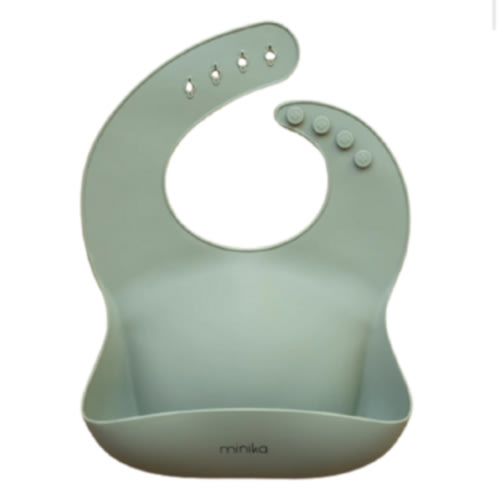 Buy Minika Silicone Bib Sage at Well.ca | Free Shipping $35+ in Canada