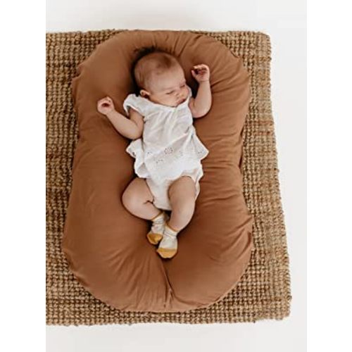 Lounger Cover by SA Accessories – Compatible with Snuggle Me Loungers - Soft & Skin-Friendly Cotton - Replacement Cover ONLY – Brown