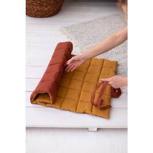 Portable Linen Mat, Washable Pet Bed