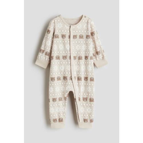 PATTERNED PAJAMA JUMPSUIT