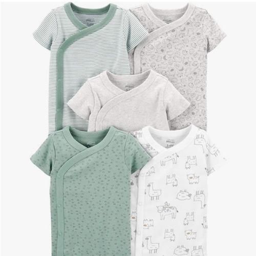 Simple Joys by Carter's unisex-baby 5-pack Side Snap Short-sleeve Bodysuit