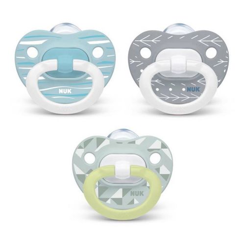 Nuk Classic Pacifiers 18 Months + Value Pack - Neutral