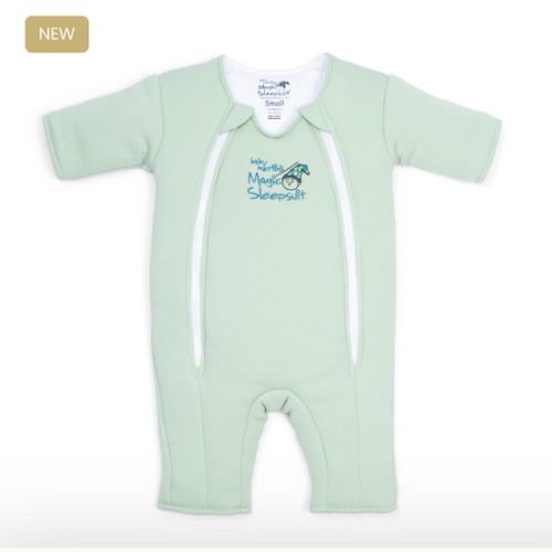 Sage Green Baby Merlin’s Magic Sleepsuit – 100% Cotton Sleep Solution