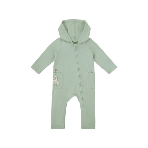 Hooded Everyday Romper, 3-6M