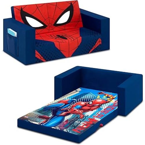 Delta Children Cozee Flip-Out Sofa, Spider-Man