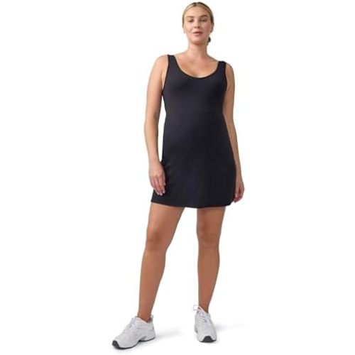 Ingrid & Isabel | Everyday Maternity Active Maternity Dress | Pregnancy Activewear Tennis Skort Dress with Built in Shorts