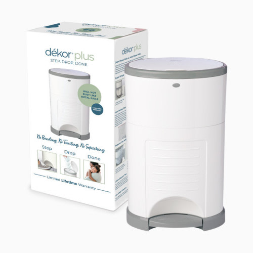 dekor Plus Diaper Pail - White