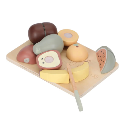 Wooden cutting fruit - Multicolored - Essentials