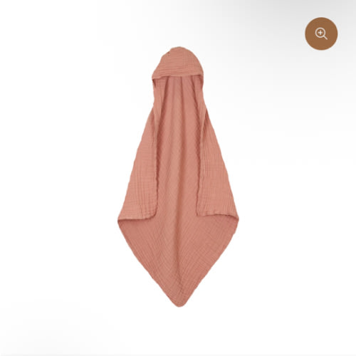 Bath - Infant Hooded Towel - Rose