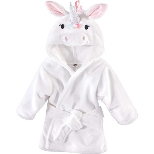 Hudson Baby Unisex Baby Plush Animal Face Bathrobe