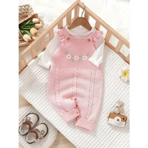 1 piece childrens girl bodysuit a fashionable sweet - Temu