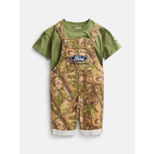 Ford Toddler Boys T-Shirt and Cotton Shortalls Set, 2 Piece, Sizes 12M-5T