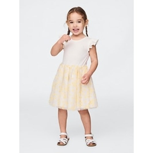 Baby & Toddler 2-in-1 Flower Tulle Dress | Gap