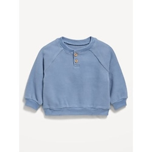 Cozy Long-Sleeve Henley Thermal-Knit Sweatshirt for Baby | Old Navy