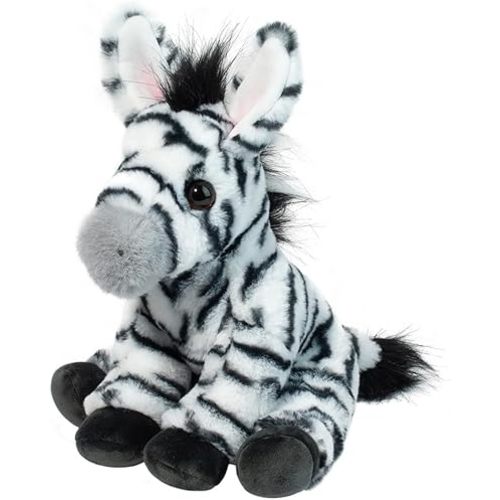 Douglas Zadie Soft Zebra Stuffed Animal Toy - 10 Inches
