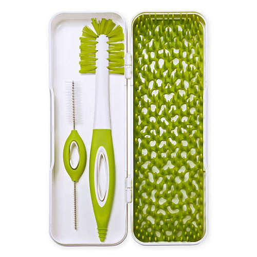 Boon TRIP Travel Drying Rack & Bottle Brushes in WhiteBoon TRIP Travel Drying Rack & Bottle Brushes in White