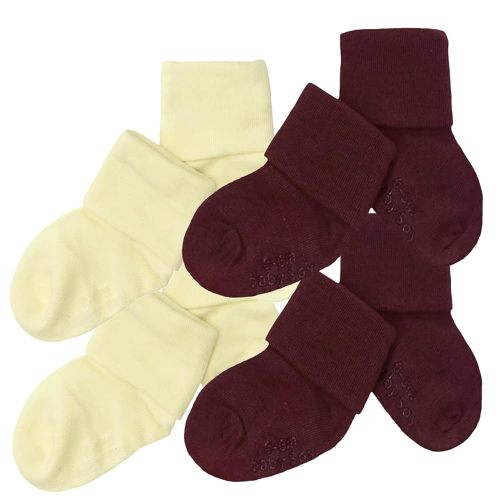 Babysoy Unisex Newborn Baby Gripper Socks – Toddler Boy & Girl Ankle Socks with Grip - Pack of 4s & 6s