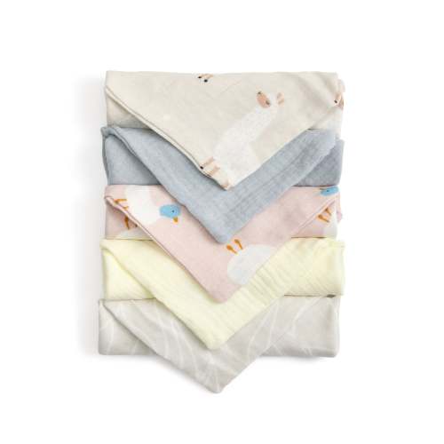 Little Friends Feeding Towel Set