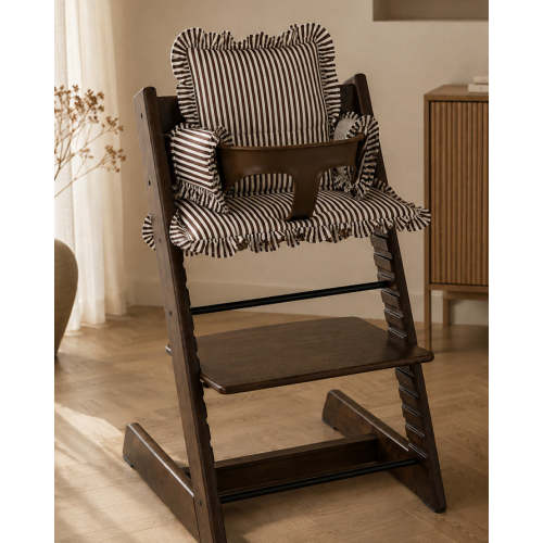Cushion for Stokke Tripp Trapp - Truffle Stripes