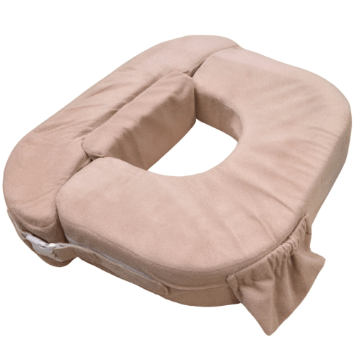 My Brest Friend Twin Nursing Pillow - Soft Rose Plush