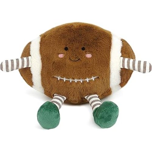 MON AMI Freddie Football Plushie – Soft American Football Guy Stuffed Toy for Kids & Toddlers | Cuddly Sports Softball Plush Doll & Cute Room Décor Throw Pillow Gift for Little Athletes, Boys & Girls