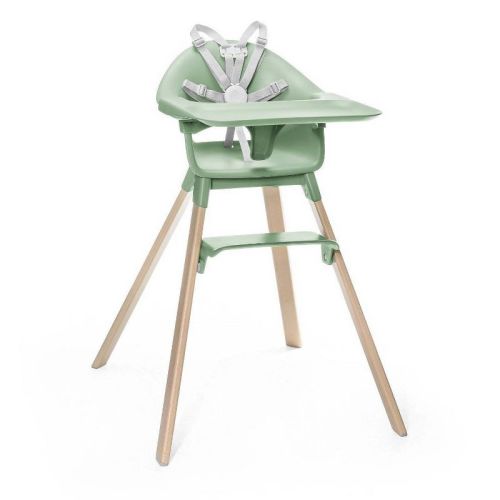 Stokke Clikk High Chair All-in-One with Tray & Harness - Clover Green