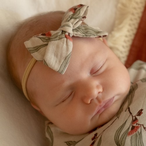 MUSLIN BOW - Euca – Milk & Poppy
