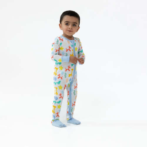 Balloon Animals - Blue - Convertible Romper