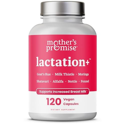Mother's Promise Lactation Supplement, Breastfeeding Essentials & Milk Supply Booster, 120 Capsules