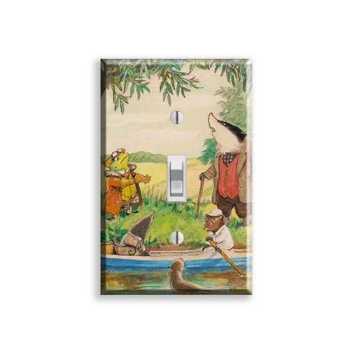 Wind in the Willows Children's Book Nursery Decor Light Switch Plate Cover Decor