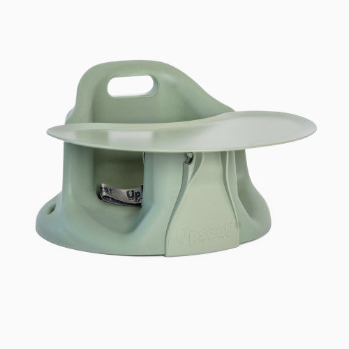 Upseat Baby Floor & Booster Seat with Tray - Sage